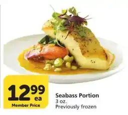 Vons Seabass Portion offer