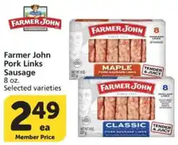 Vons Farmer John Pork Links Sausage offer