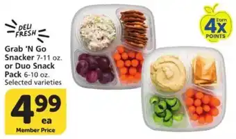 Grab 'N Go Snacker or Duo Snack Pack