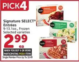 Vons Signature Select Entrées offer