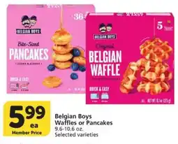 Vons Belgian Boys Waffles or Pancakes offer