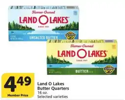 Vons Land O Lakes Butter Quarters offer