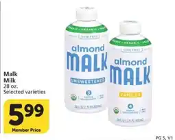 Vons Almond MALK offer