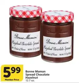 Vons Bonne Maman Spread Chocolate Hazelnut offer