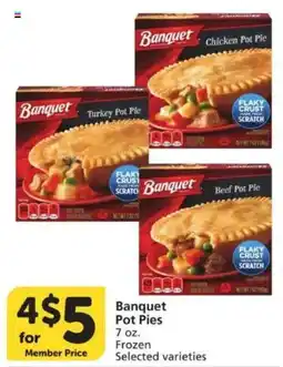 Vons Banquet Pot Pies offer