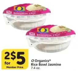 Vons O Organics Rice Bowl Jasmine offer