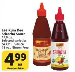 Vons Lee Kum Kee Sriracha Sauce offer