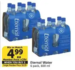 Vons Eternal Water offer