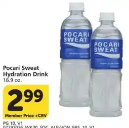 Vons Pocari Sweat Hydration Drink offer
