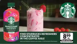 Vons Starbucks Refreshers Concentrates offer