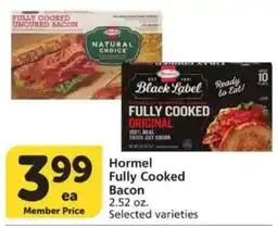 Vons Hormel Fully Cooked Bacon offer