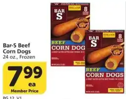Vons Bar-s beef corn dogs offer