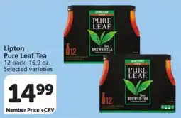 Vons Lipton pure leaf tea offer