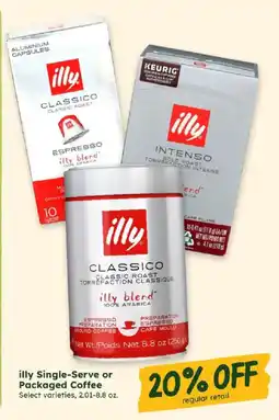 Sprouts Farmers Market illy Single-Serve or Packaged Coffee offer