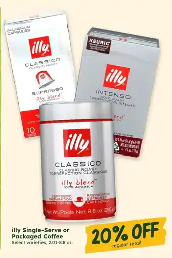 Illy Single-Serve or Packaged Coffee