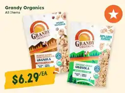 Sprouts Farmers Market Grandy Organics offer