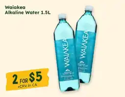 Sprouts Farmers Market Waiakea Alkaline Water offer