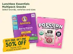 Sprouts Farmers Market Lunchbox Essentials Multipack Snacks offer