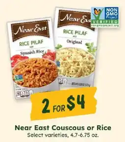 Sprouts Farmers Market Near East Couscous or Rice offer