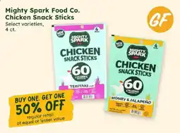 Sprouts Farmers Market Mighty Spark Food Co. Chicken Snack Sticks offer