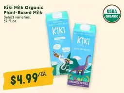 Sprouts Farmers Market Kiki Milk Organic Plant-Based Milk offer