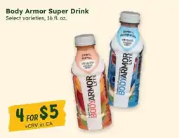 Sprouts Farmers Market Body Armor Super Drink offer