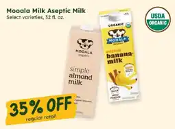 Sprouts Farmers Market Mooala Milk Aseptic Milk offer