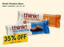 Sprouts Farmers Market think! Protein Bars offer
