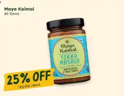 Sprouts Farmers Market Maya Kaimal offer