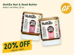 Sprouts Farmers Market NuttZo Nut & Seed Butter offer
