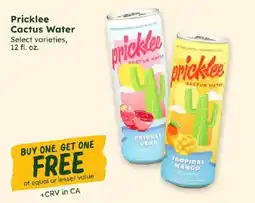 Sprouts Farmers Market Pricklee Cactus Water offer