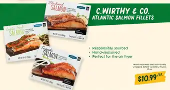 Sprouts Farmers Market C. Wirthy & Co. Atlantic Salmon Fillets offer