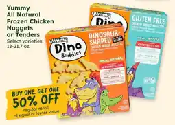 Sprouts Farmers Market Yummy All Natural Frozen Chicken Nuggets or Tenders offer