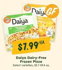 Sprouts Farmers Market Daiya Dairy-Free Frozen Pizza offer