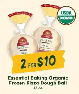 Sprouts Farmers Market Essential Baking Organic Frozen Pizza Dough Ball offer