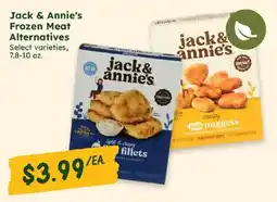 Sprouts Farmers Market Jack & Annie's Frozen Meat Alternatives offer