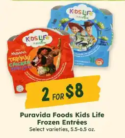 Sprouts Farmers Market Puravida Foods Kids Life Frozen EntrΓ©es offer