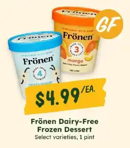 Sprouts Farmers Market FrΓΆnen dairy-free frozen dessert offer