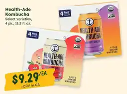 Sprouts Farmers Market Health-Ade Kombucha offer