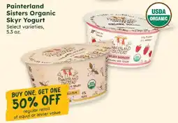 Sprouts Farmers Market Painterland Sisters Organic Skyr Yogurt offer