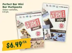 Sprouts Farmers Market Perfect Bar Mini Bar Multipacks offer