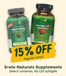 Sprouts Farmers Market Irwin Naturals Supplements offer