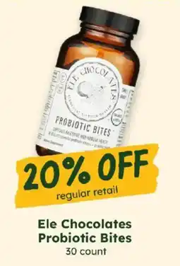 Sprouts Farmers Market Ele Chocolates Probiotic Bites offer