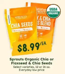 Sprouts Farmers Market Sprouts Organic Chia or Flaxseed & Chia Seeds offer