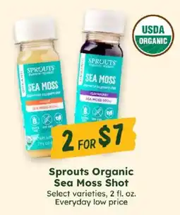Sprouts Farmers Market Sprouts organic sea moss shot offer