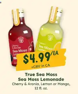Sprouts Farmers Market True Sea Moss Sea Moss Lemonade offer