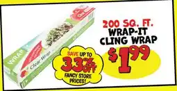 Ollie's 200 SQ. FT. WRAP-IT CLING WRAP offer