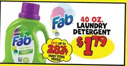 Ollie's Fab LAUNDRY DETERGENT offer
