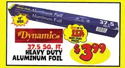 Ollie's DYNAMIC 37.5 SQ. FT. HEAVY DUTY ALUMINUM FOIL offer