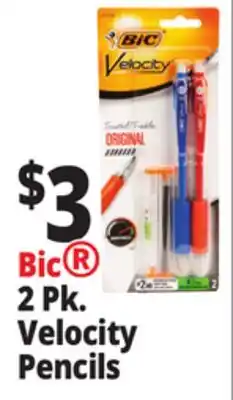 Ocean State Job Lot Bic 2 Pk. Velocity Pencils offer